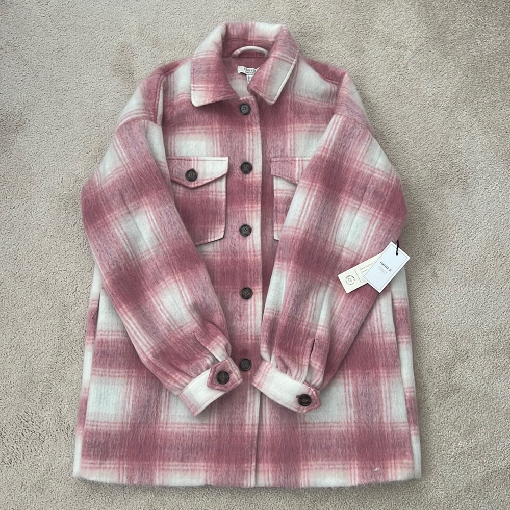 Forever21 Women’s Pink Shacket